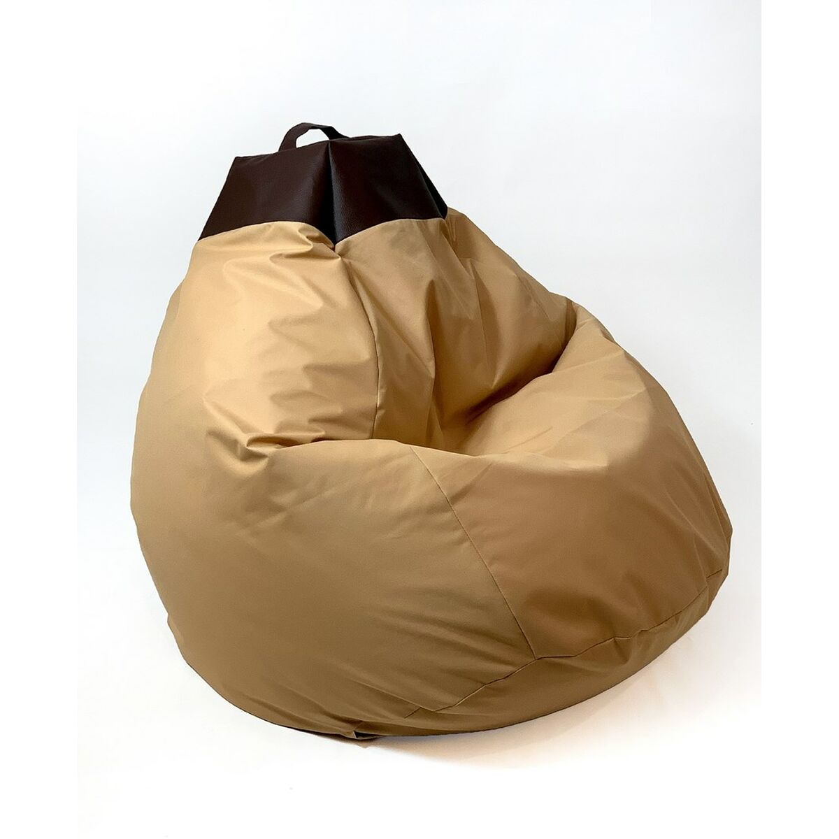 Puff GO GIFT Κρεμ Αργυρό Oxford 140 x 100 cm